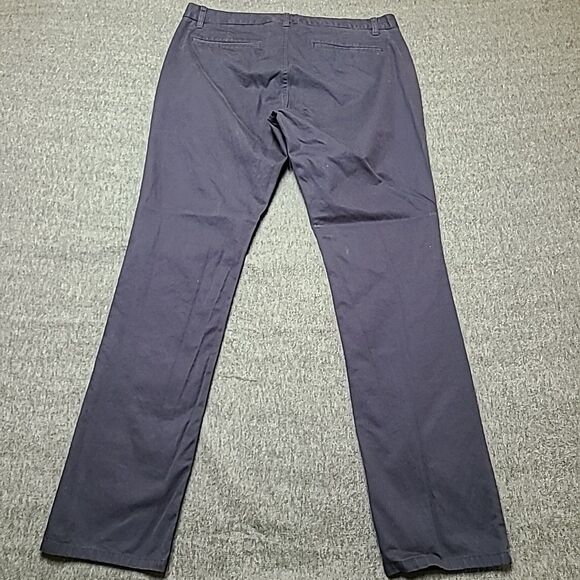 Bonobos Mens Chino Pants 36x34 Slate Grey Snap Button Slim Straight Office Work - Picture 8 of 9